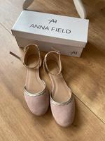 Anna Field Riemchenballerina Gr. 39 Rosa Velour Schleswig-Holstein - Alveslohe Vorschau