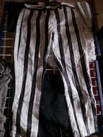 Designer Avantgarde Ann Demeulemeester gestreift Satin Hose 38 Hessen - Gießen Vorschau