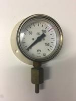 Manometer 160 kPa, Druckanzeiger mit Wandscheibe,  DDR Sachsen - Annaberg-Buchholz Vorschau