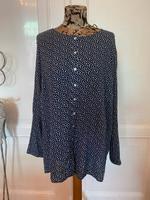 Schöne Bluse Via Appia Due 50 blau weiß mit Punkten 5XL Kreis Ostholstein - Bad Schwartau Vorschau