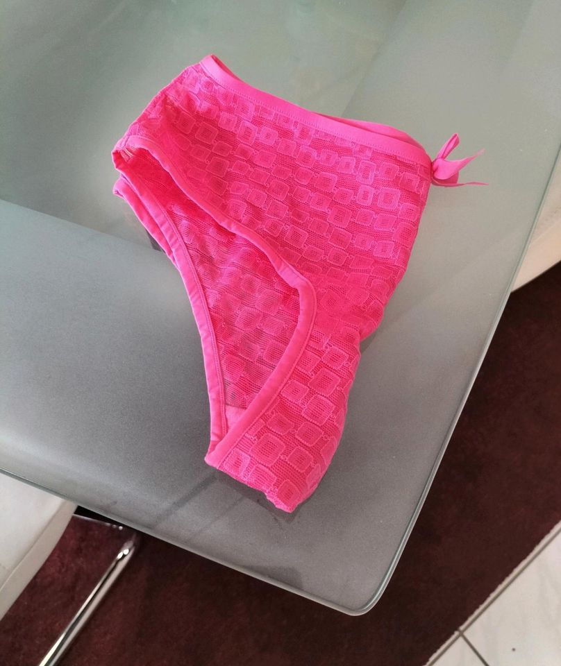 Panties Hipster pink rosa fuchsia knallpink neon Geomuster neon in Schwieberdingen