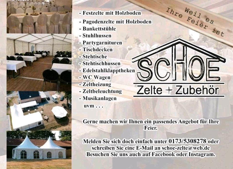 Partyzelt, Festzelt, Pagode,Zelt in Rhede