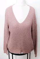 Jaqueline de Yong V-Ausschnitt Strickpullover Rosa Gr. S Bayern - Germering Vorschau