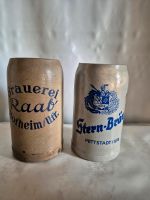 Steinkrüge 1 Liter, Brauerei Raab / Stern-Bräu Bayern - Pfarrweisach Vorschau