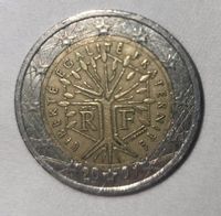Seltene 2 Euro Münze Frankreich 2001 - Baum des Lebens - LIBERTÉ, Harburg - Hamburg Hausbruch Vorschau