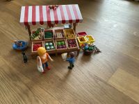 Playmobil marktstand, Figuren und allerlei Zubehör Bayern - Rückersdorf Vorschau