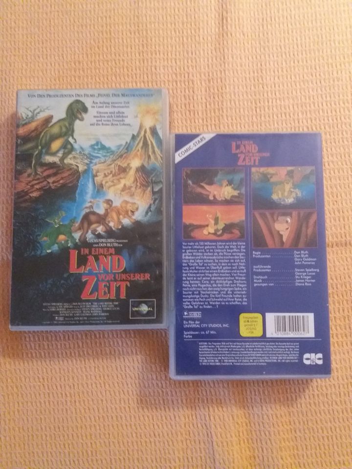 VHS Kassette Kinderfilm "In einem Land vor unserer Zeit" in Straßkirchen