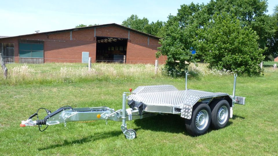 ⭐ BAOS Voll-Alu Pkw Anhänger Gerätetransporter Fahrgestell Unterbau für Aggregat, Tankanlage, Wasserfass, Tank, in Großenkneten