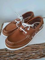 Crocs Mokassins/Docksides Gr 41/42,Leder,braun Hamburg-Mitte - Hamburg Horn Vorschau