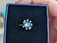 Swarovski Ring Olive Ring Aqua Blau Größe 52 Nordrhein-Westfalen - Euskirchen Vorschau