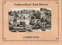 AK Bilderkarten Bad Kösen Volkssolbad 9x7 DDR 1963 s/w 10 Fotos Am Ohmberg - Bischofferode Vorschau