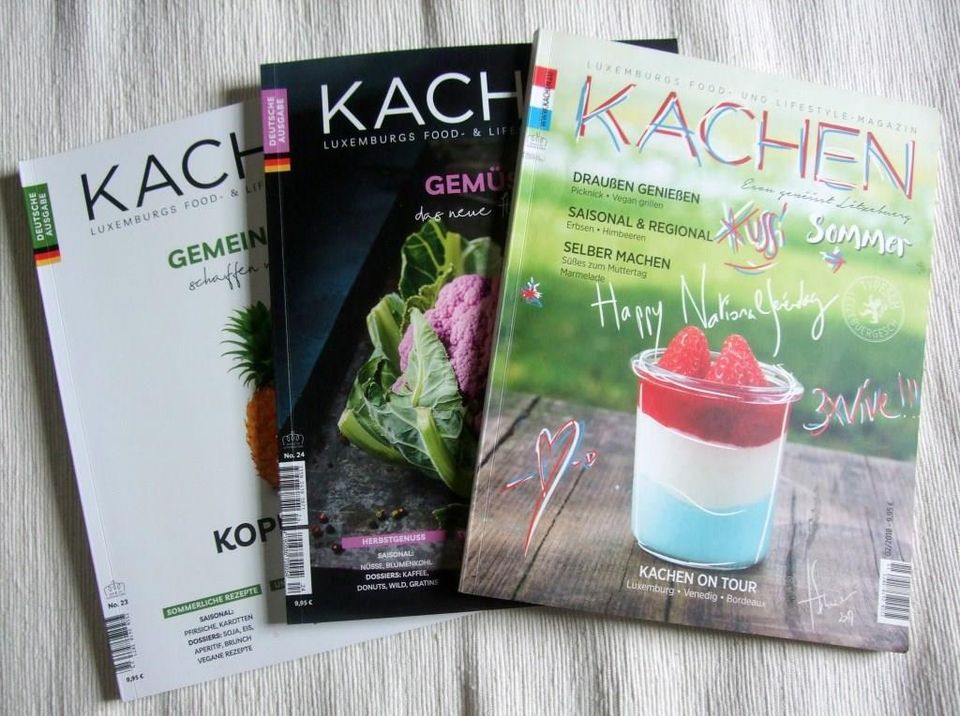 Kachen - Food & Lifestyle Magazin Luxemburg - Koch-Zeitschrift in Trier