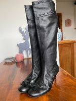 Vero Cuoio Stiefel Gr. 39 Leder Scharz Bayern - Simbach Vorschau