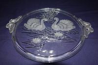 Vase Tortenplatte Servierschale 3 teiliges Set Glas Milchglas Saarland - Kleinblittersdorf Vorschau