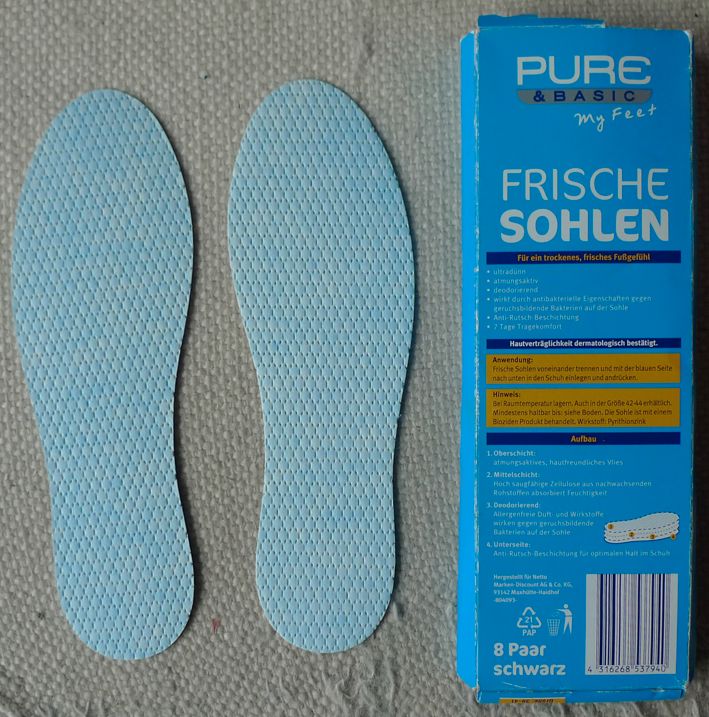 Frische Sohlen, Pure & Basic, 7 Paar, Gr. 39-41, neu in Bremen