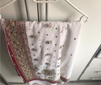 Weiße saree neu Niedersachsen - Seesen Vorschau