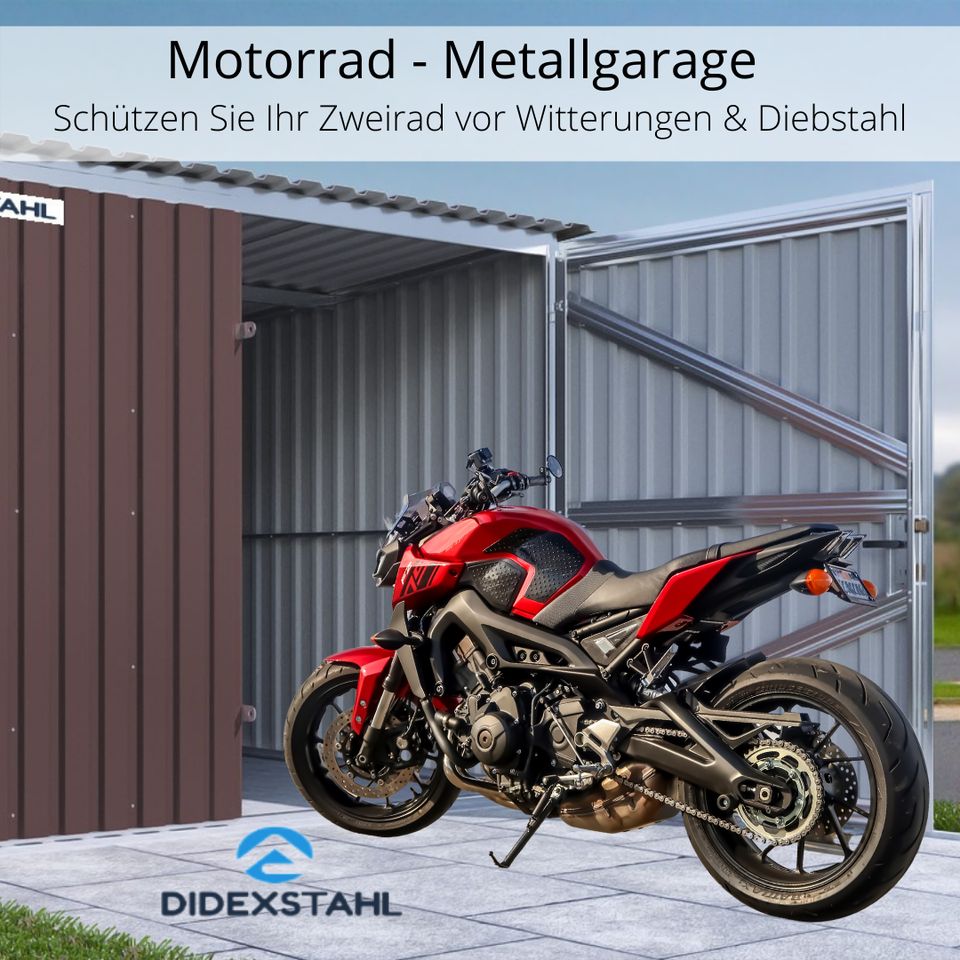 Motorradgarage aus Metall Motorrad Garage Quadgarage Metallgarage in Dortmund