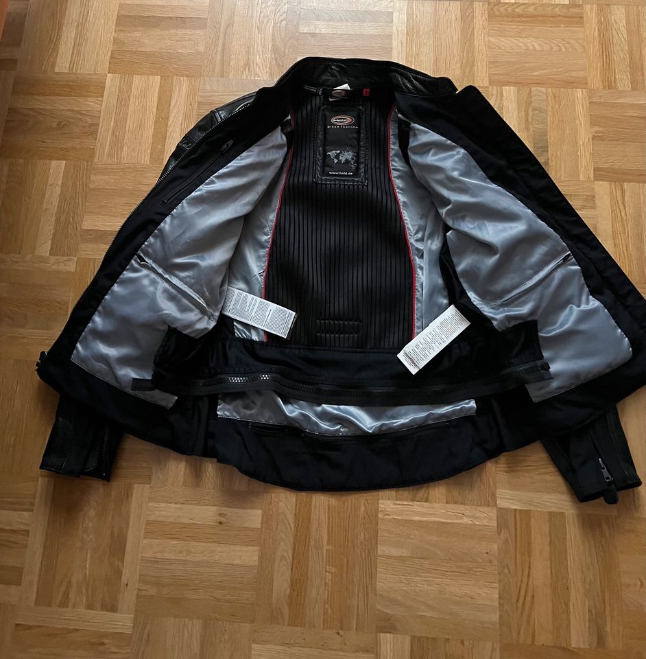 Held Motorrad Jacke Damen 40 Leder, Textil Einsätzen, Protektoren in Ratingen