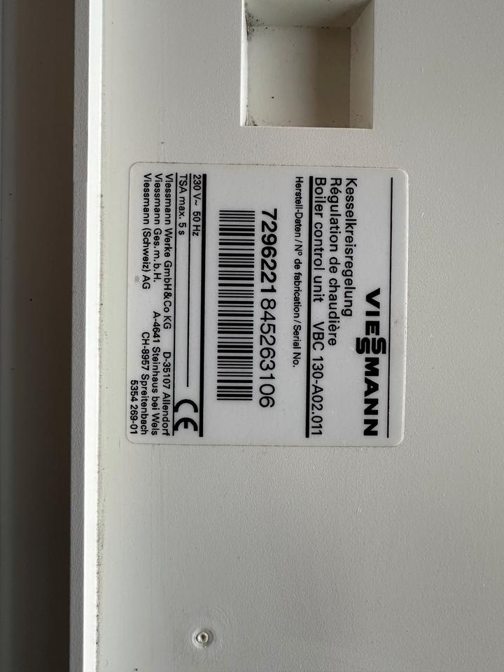 Viessmann Regelung mit Kabelbaum 7296211 gebraucht WB2B in Jerxheim
