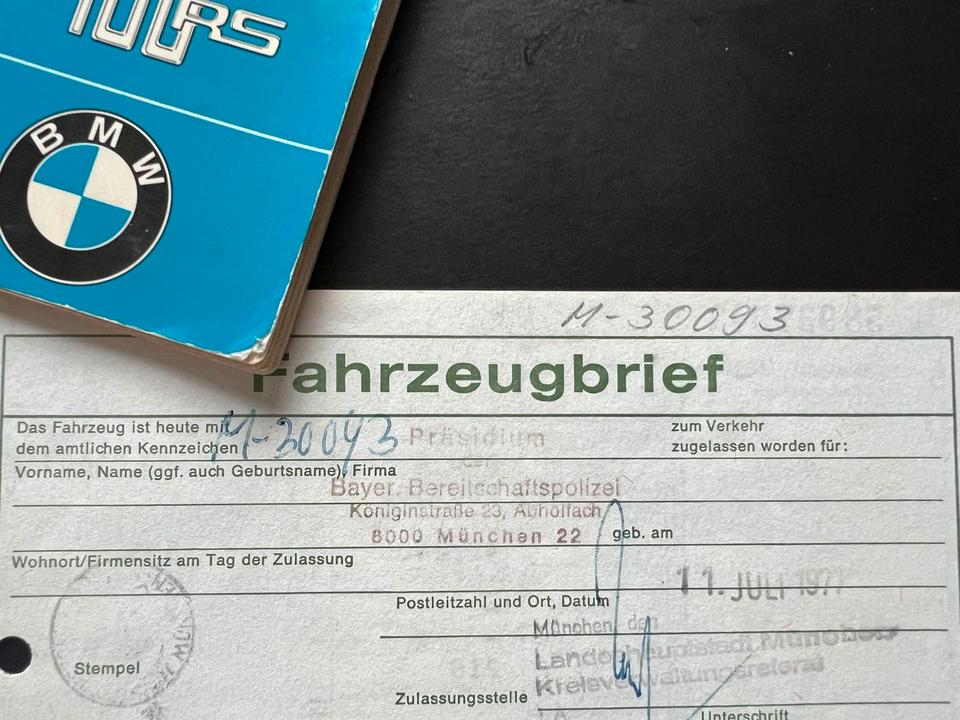 BMW R60/7 Polizei Motorrad Behörde / keine R80, R100, no Vespa in Bad Waldsee