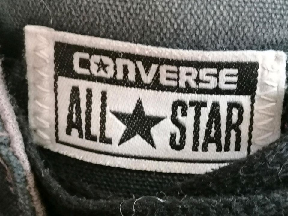 Schuhe Jungen, Größe 27, Halbschuhe Converse all star, schwarz in Reutlingen