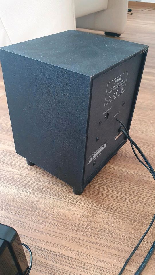 Lautsprecher von Philips musik box stereoanlage für PC speaker in Braunschweig