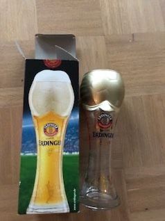 Erdinger Pokalglas Fußball in Dänischenhagen