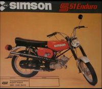 SUCHE Prospekt Simson S51 Enduro E4 Werbung Reklame DDR IFA Bayern - Hof (Saale) Vorschau