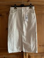 MANGO Midirock Jeans Creme Hessen - Limburg Vorschau