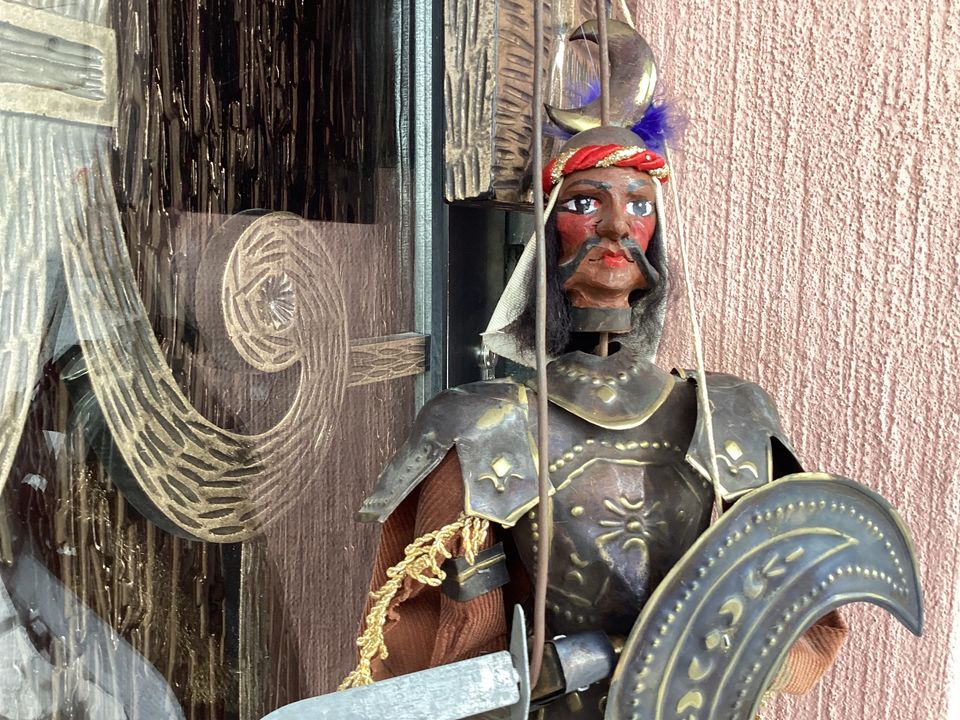 Marionettenpuppe Italien teilweise aus Blech 60er 70er Jahre in Reichelsheim (Wetterau)