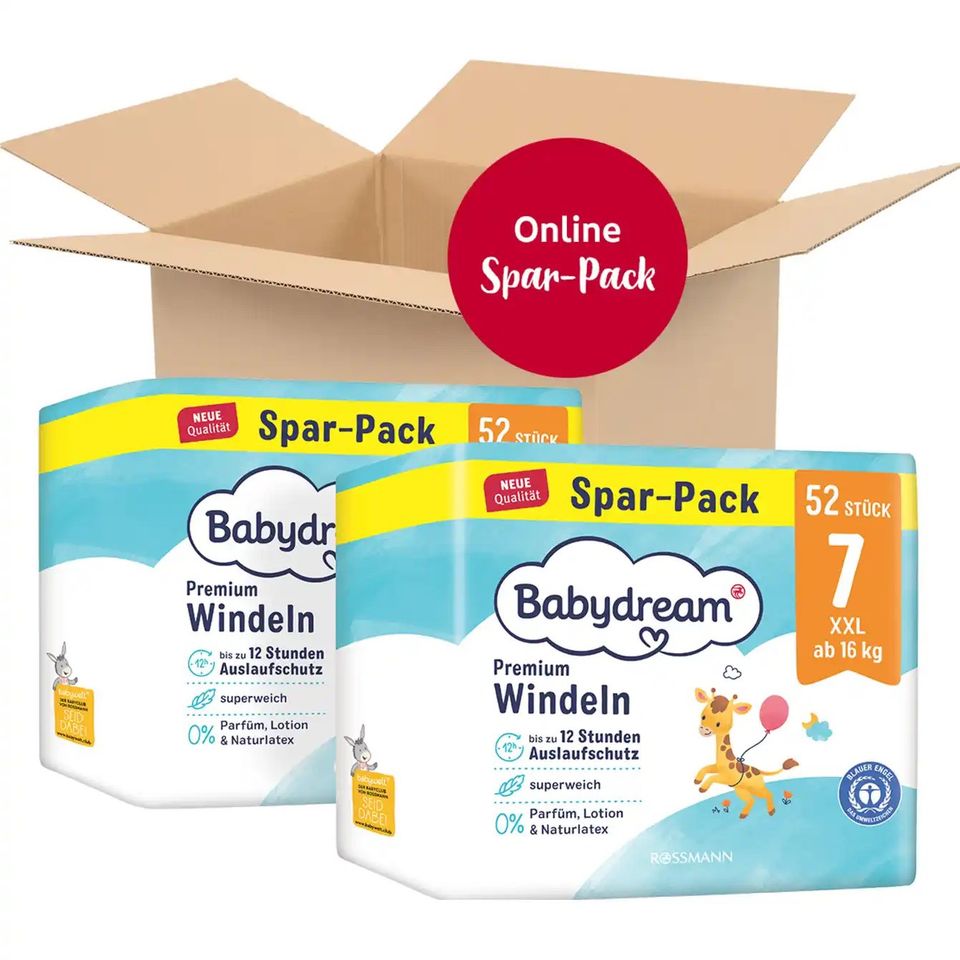 Monatspackung Pampers Windel  7 Babydream in Meisenheim