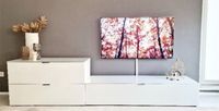 Tv Möbel (Kommode + Lowboard) aus weißem Glas super modern Vahr - Neue Vahr Südost Vorschau