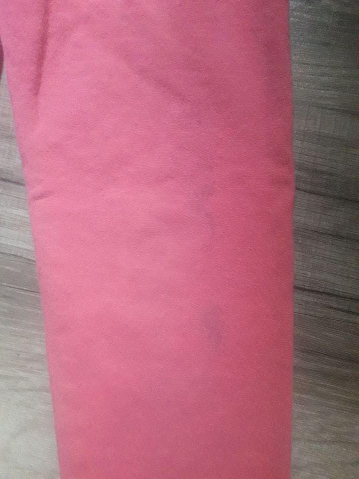 Mädchen Leggings pink Staccato mit Aufschrift am Bein Gr 116/122 in Wohlbach