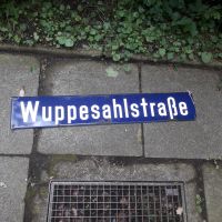 Email - Strassenschild, alt, orig. " Wuppesahlstrasse " Niedersachsen - Stuhr Vorschau