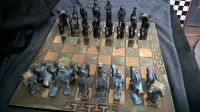 Vintage Schachspiel schweren Metall Figuren Alt Ägypten 1970 Hessen - Niedernhausen Vorschau