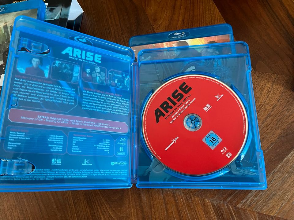 Ghost in the Shell Arise 1-4 Pyrophonic Komplettbox GitS Bluray in Leipzig