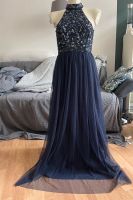 Dunkelblaues Abendkleid mit Perlen von Lace & Beads Düsseldorf - Düsseltal Vorschau