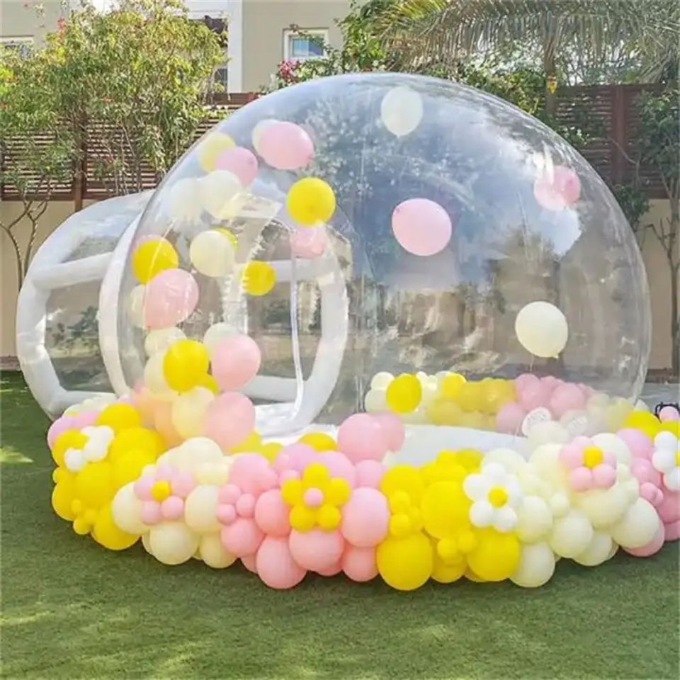 Bubble House,Hüpfburg, Blumenwand für Hochzeit, Geburtstag, Party in Schwäbisch Gmünd