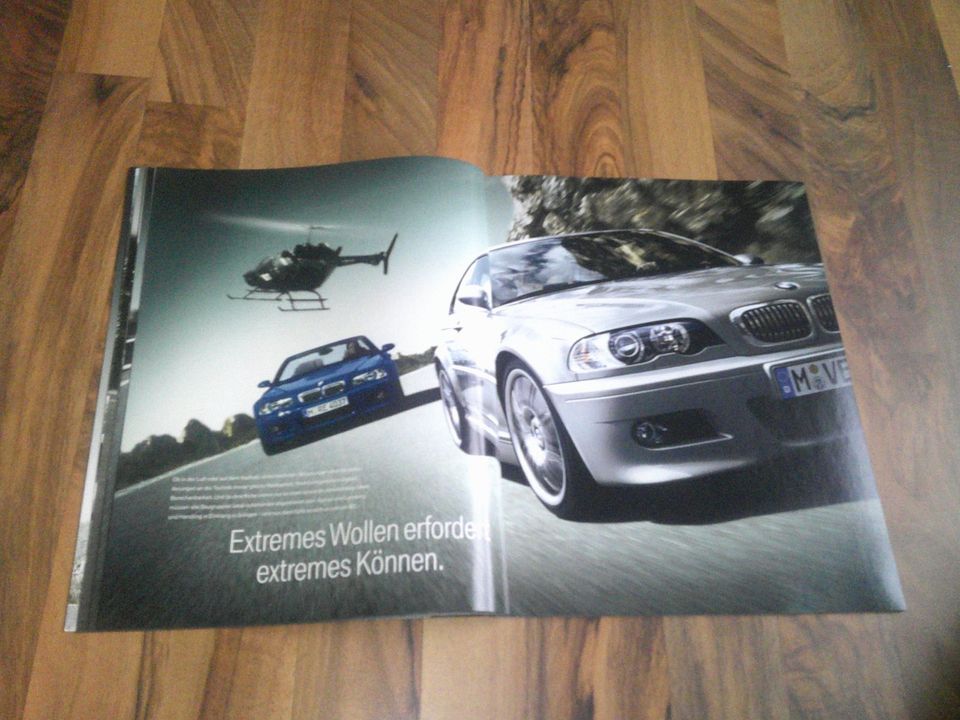 BMW M3 E46 Coupe + Cabrio Prospekt von 1/2006 mit 60 Seiten !! in Göttingen