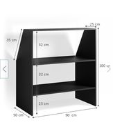 DACHSCHRÄGE Regal Anthrazit 90 x 100 cm Vicco Berlin - Steglitz Vorschau