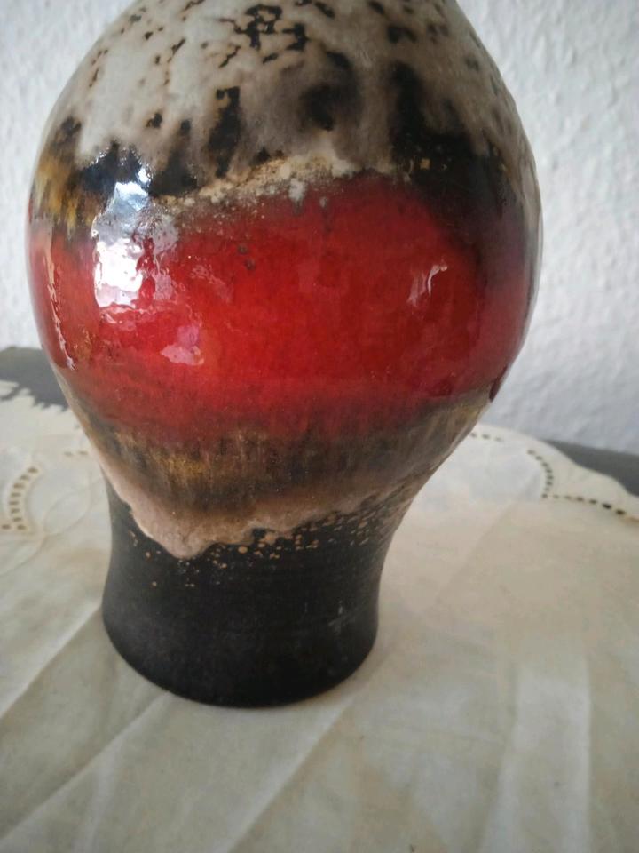 D b Vase. Keramik . Glasur.Mehr farbig.germany aus 50er.. Gut. in Hannover