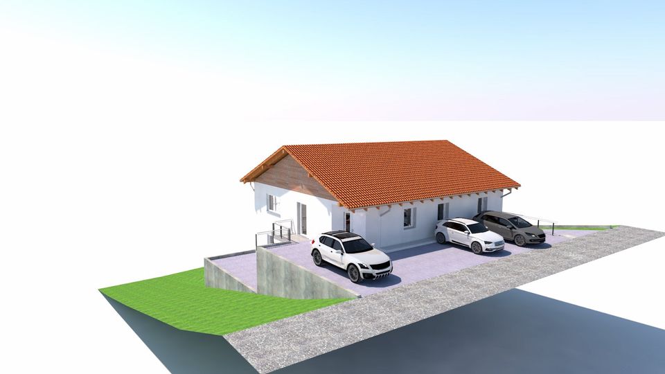 Neubau schlüsselfertiges Zweiparteienhaus in Eschlkam
