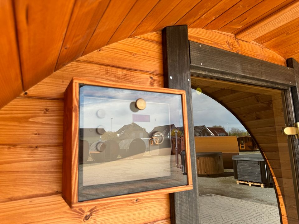 Gartensauna 3x2.35m SOFORT ✅ Fasssauna Elektroofen Montiert Sauna in Stuhr