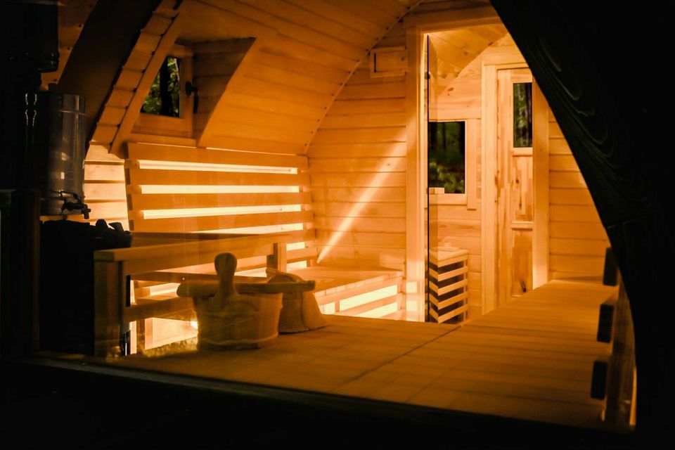 Mobile Sauna mieten / Fass Sauna / Whirlpool / Wellness Zuhause in Salzkotten