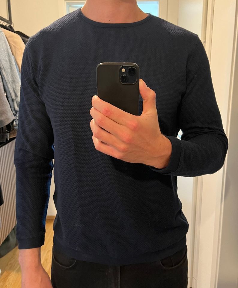Zara – Herren Langarm Shirt – Blau – Größe: L in Freiburg im Breisgau