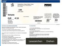 2 Tickets für Lina - open Air 2024 in Leipzig am 28.09.24 Sachsen-Anhalt - Magdeburg Vorschau
