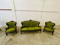 Sofa + Sessel Chesterfield - Leder / Grün - 5 Teile! Nordrhein-Westfalen - Radevormwald Vorschau