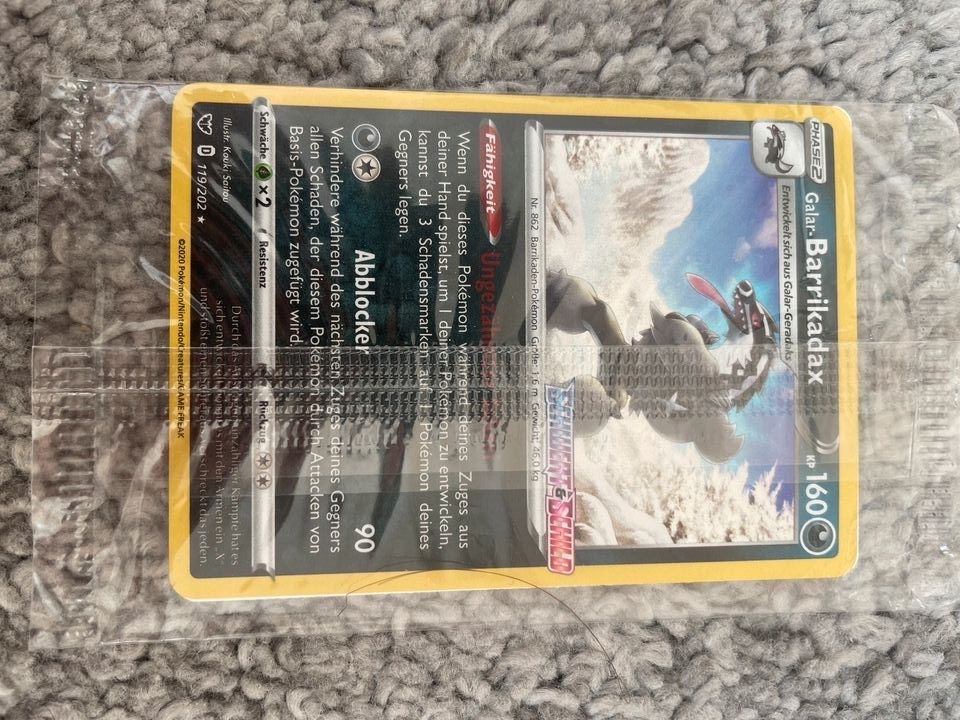 Pokémon Galar-Barrikadax Promo Karte in Köln