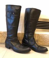 Schöne schwarze Lederstiefel in Gr. 40 von Görtz Wurster Nordseeküste - Nordholz Vorschau