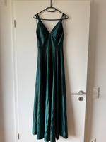 Dunkel grünes Satin Kleid / Größe 36 Bayern - Raubling Vorschau